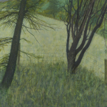 Victoria Crowe, Corner of the Garden (Summer), c.1972, oil on board, 71 x 91 cm