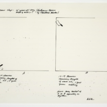 11B_Barry Le Va_Zeichnung zu Cleaved Wall_1969_1970